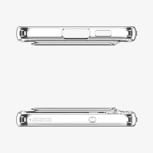 ACS05622 - Galaxy S23 Ultra Case Ultra Hybrid S in crystal clear showing the back